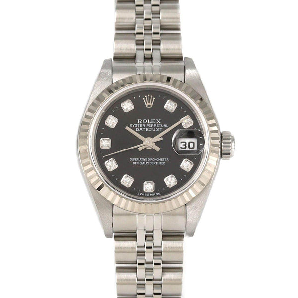 Rolex Datejust Stainless Steel White Gold Automatic