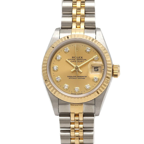 Rolex Datejust Stainless Steel Yellow Gold Watch