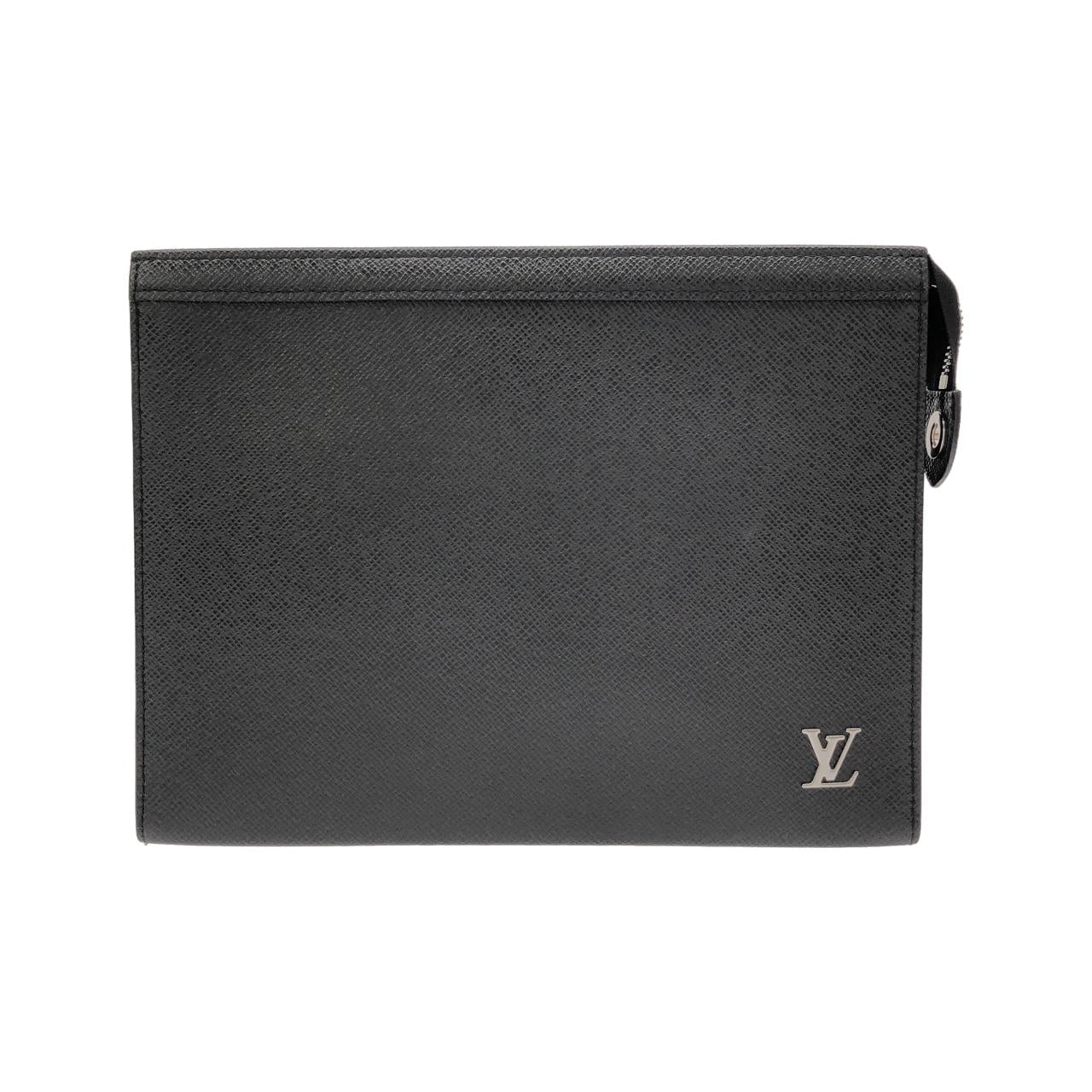 Louis Vuitton Taiga Leather Clutch Bag
