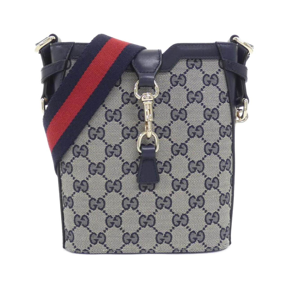 Gucci GG Canvas Leather Shoulder Bag