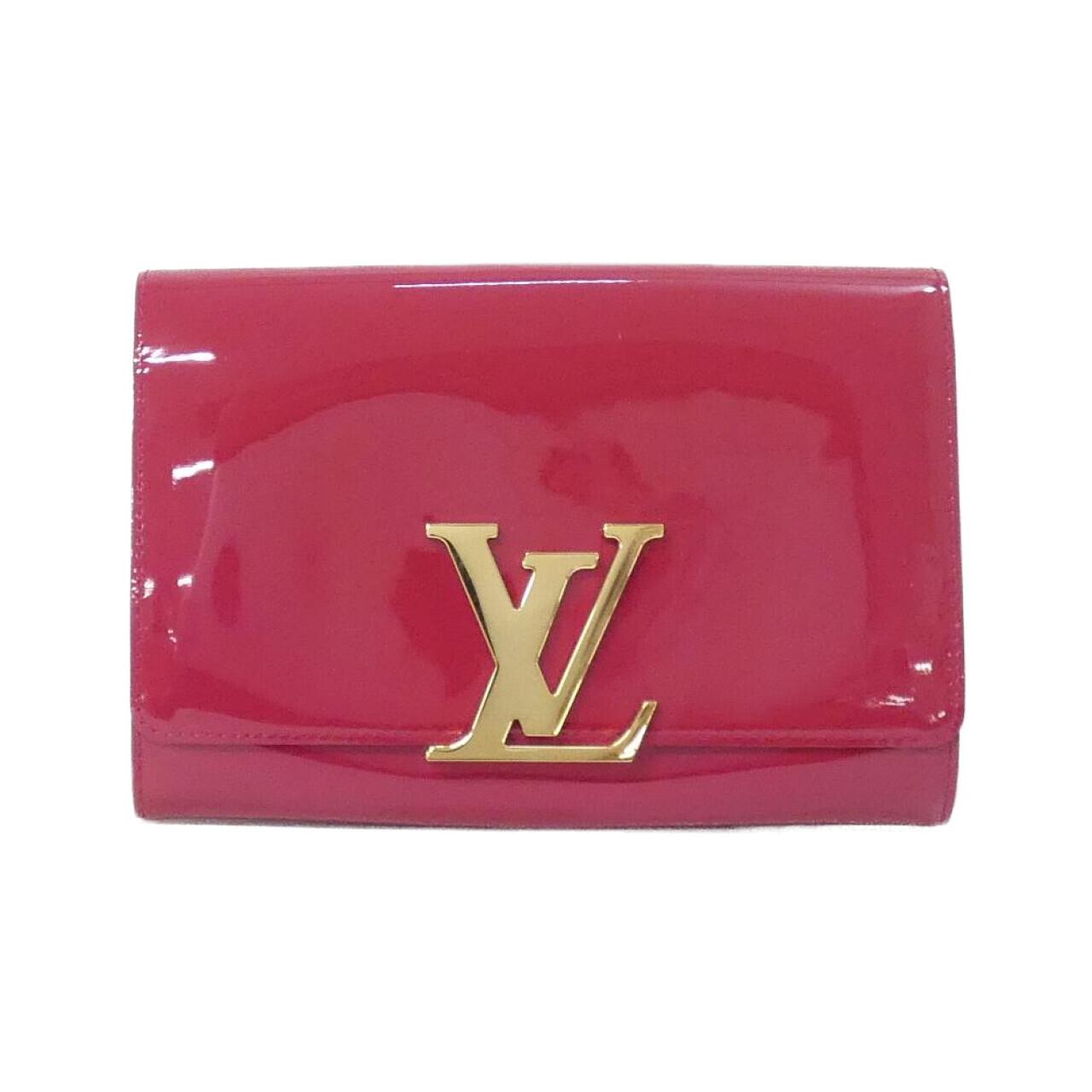 Louis Vuitton Vernis Pochette Louise enamel clutch bag