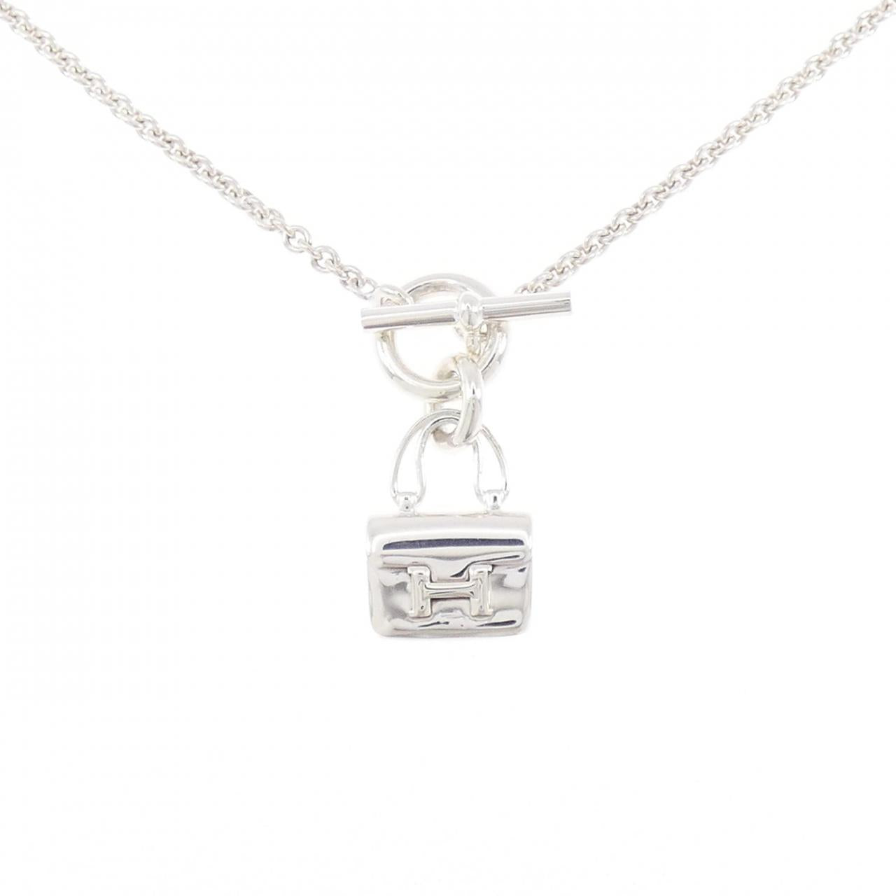 Hermes Amulette Constance 925 Silver Necklace