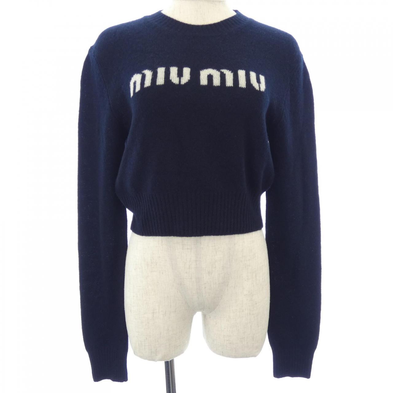 Miu Miu Cashmere Blend Knit Top