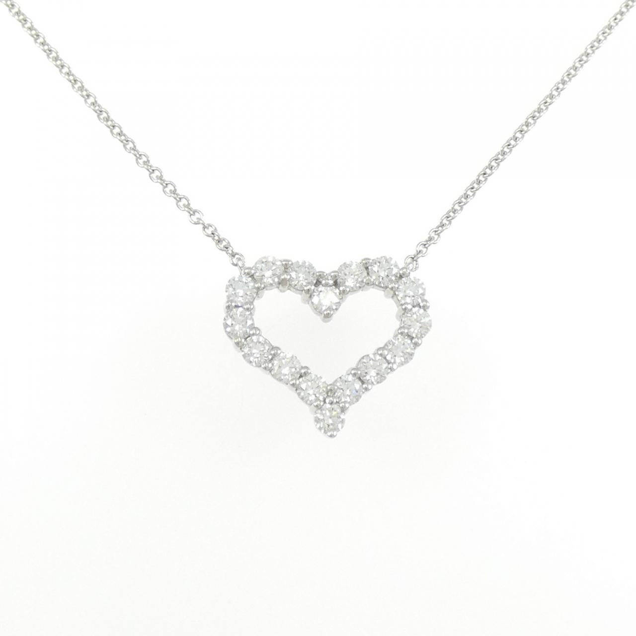Tiffany & Co. Sentimental Heart Small Platinum Necklace