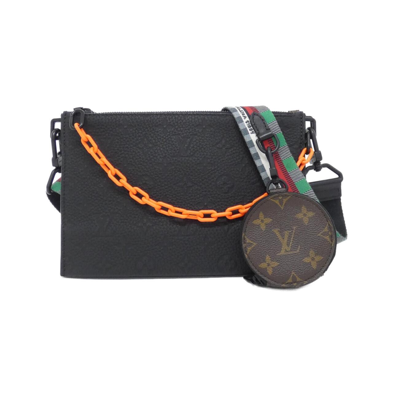 Louis Vuitton Trio Pouch Monogram Taurillon Shoulder Bag
