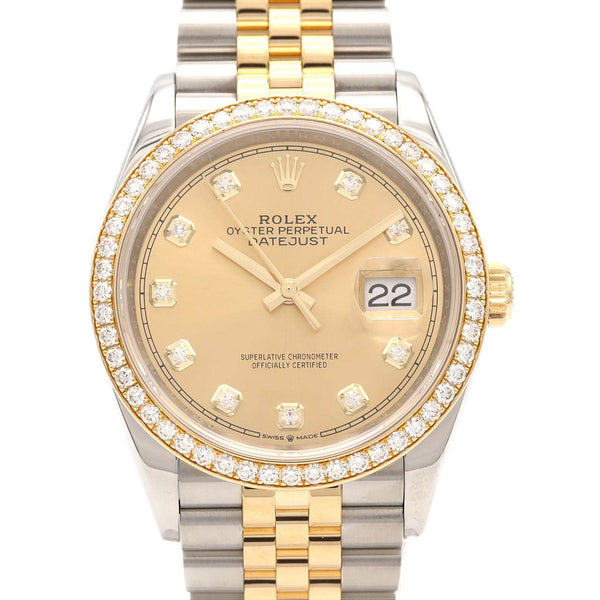 Rolex Datejust Stainless Steel Yellow Gold Automatic