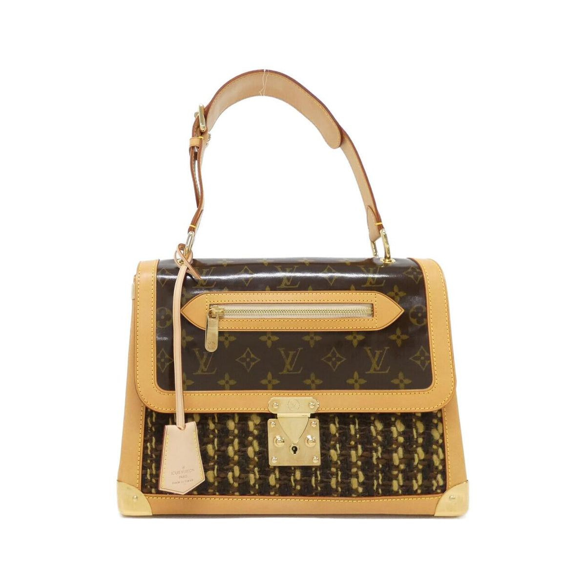 Louis Vuitton Monogram Tweedy Zip handbag