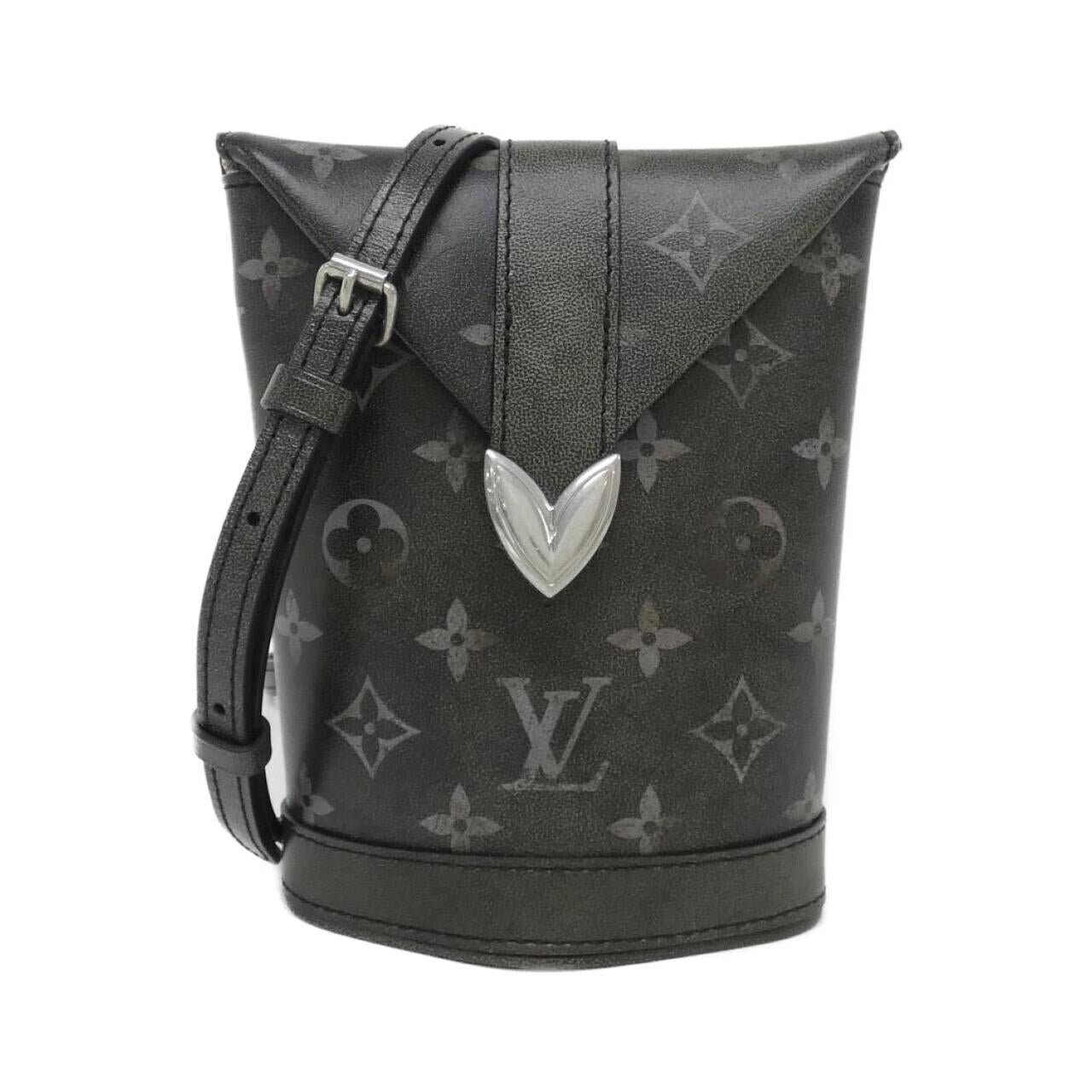 Louis Vuitton Brushed Monogram Envelope Pouch Calf Shoulder Bag