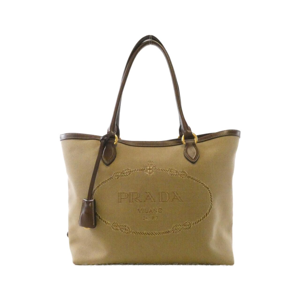 Prada LOGO JACQUARD Tote Bag