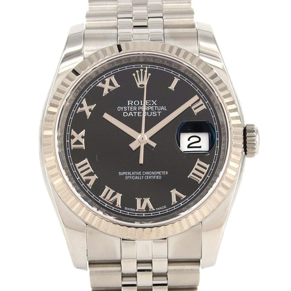Rolex Datejust Stainless Steel White Gold