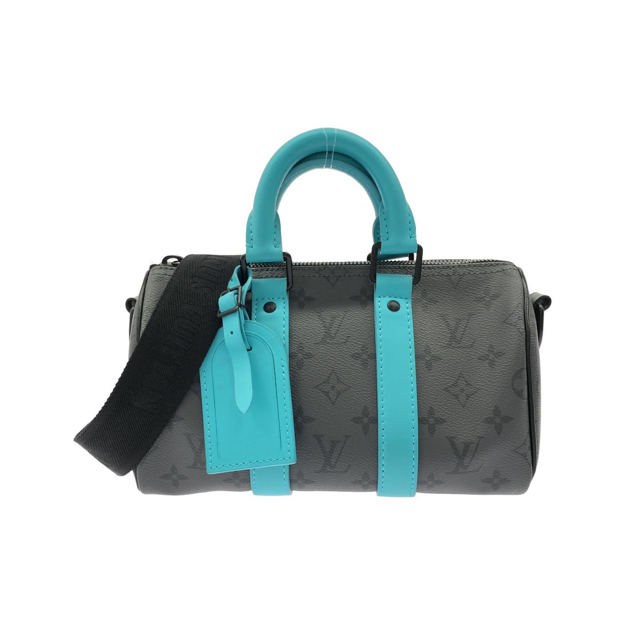 Louis Vuitton Keepall Bandouliere Monogram Eclipse Reverse Boston Bag