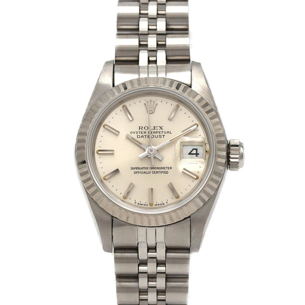 Rolex Datejust Stainless Steel White Gold Automatic