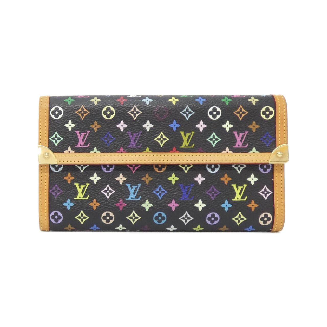 Louis Vuitton Multicolore Monogram Trifold Long Wallet