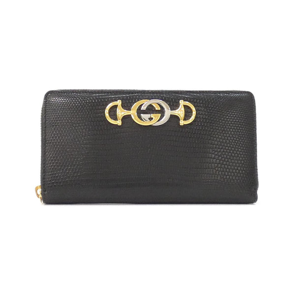 Gucci ZUMI Lizard Long Wallet