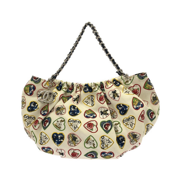 Chanel Canvas Shoulder Bag