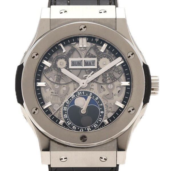 Hublot Classic Fusion Aerofusion Moonphase Titanium automatic watch