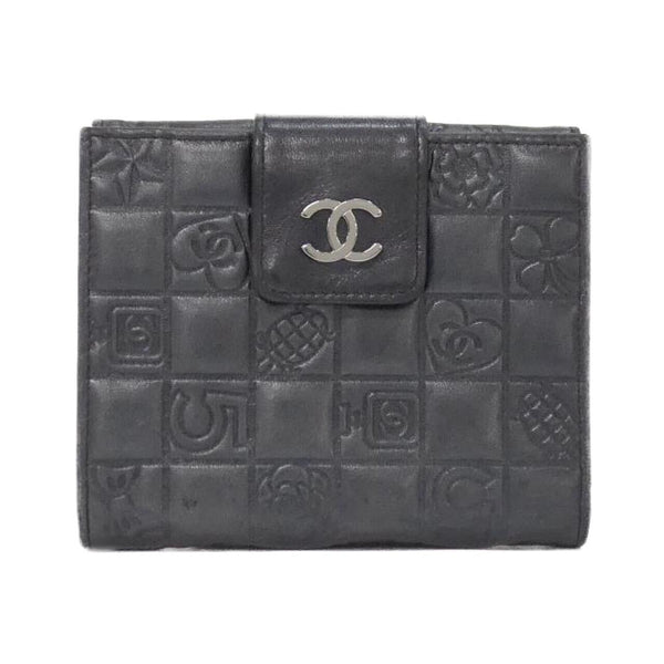 Chanel Icon Line Calf Wallet