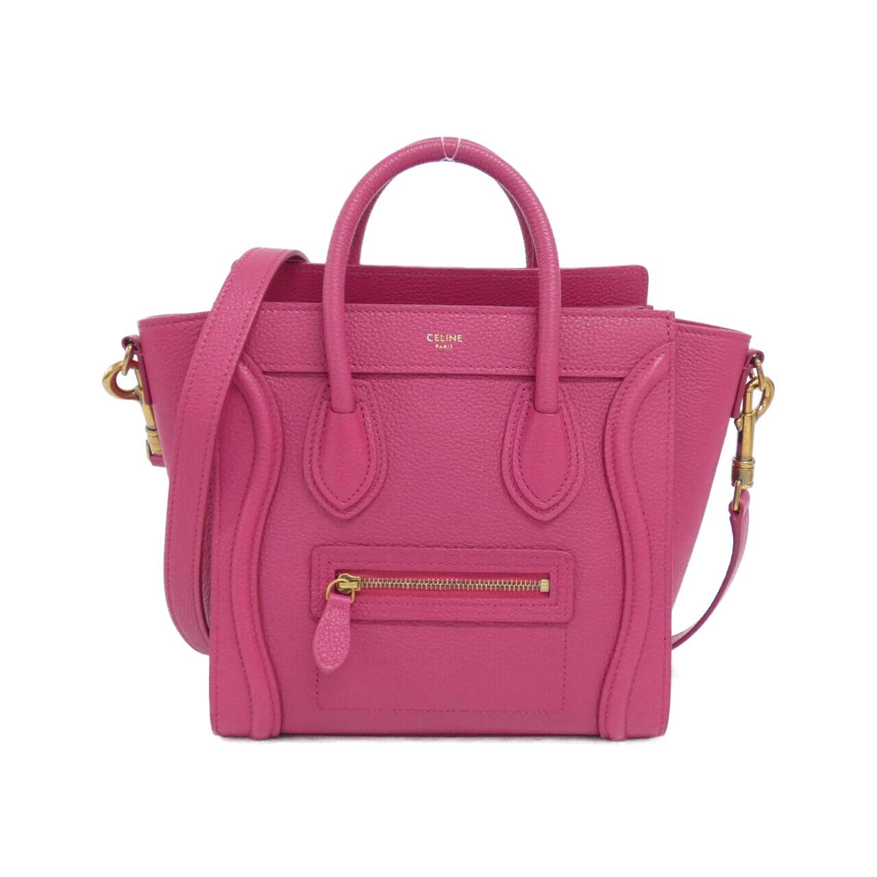 Celine Luggage Nano Shopper Calf Handbag