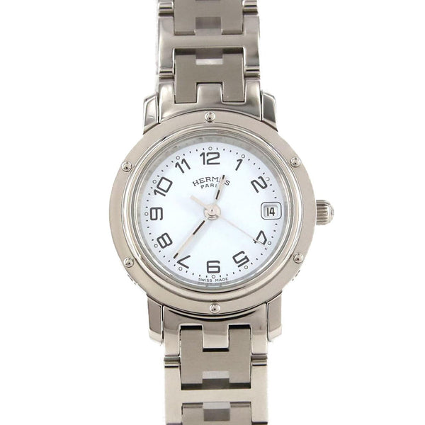 Hermes Clipper Stainless Steel Quartz Watch