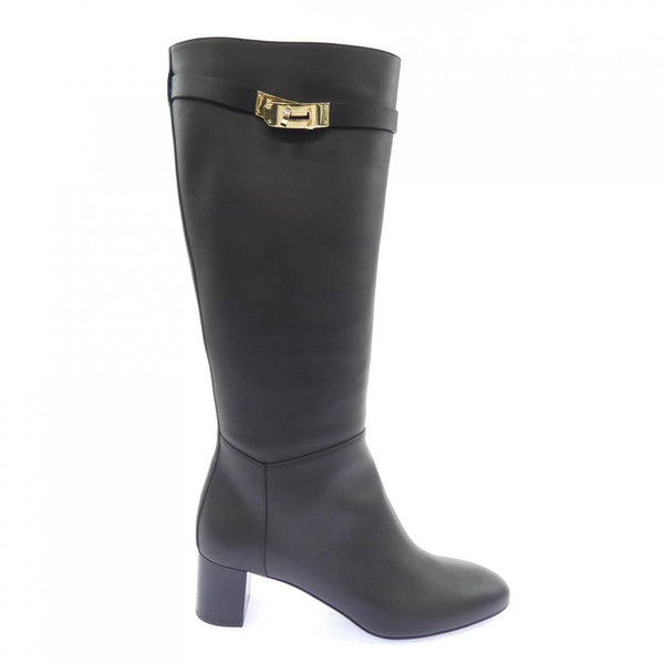 Hermes Story50 Kelly Buckle Long Boots