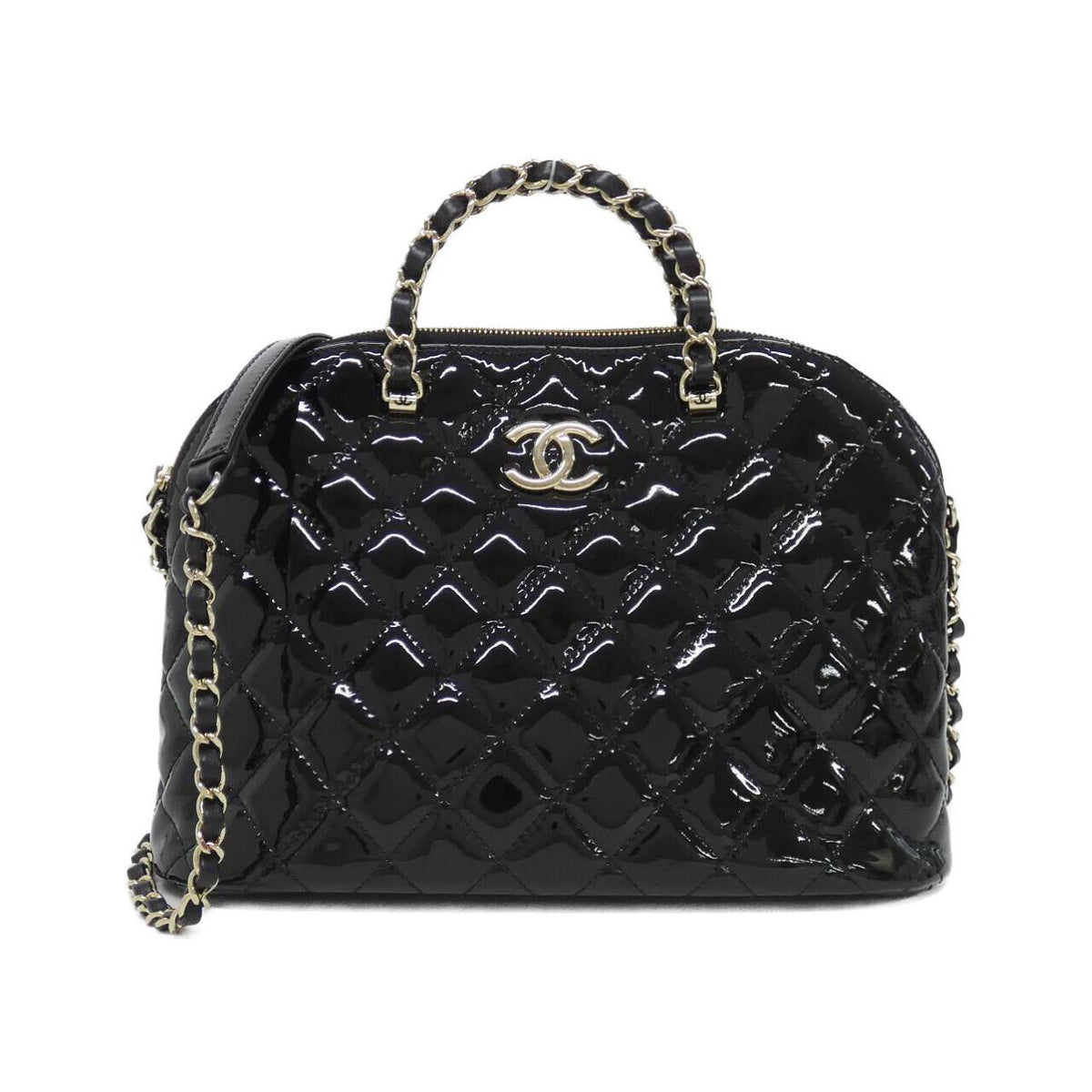 Chanel Patent Calf Shoulder Bag