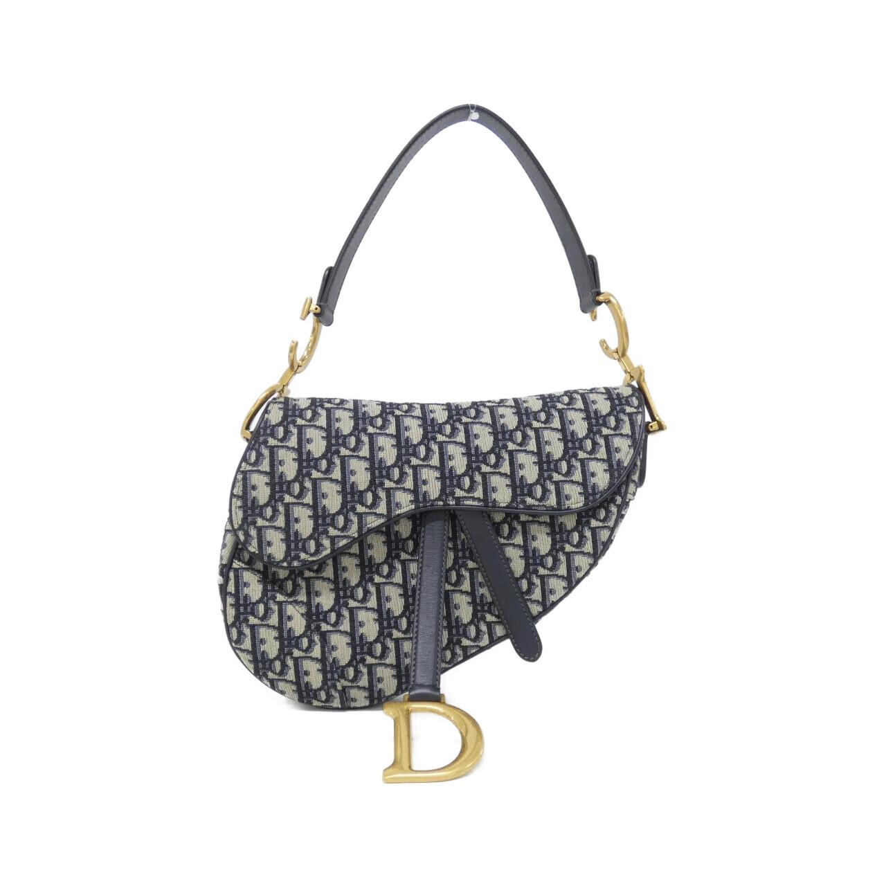 Christian Dior Dior Oblique Canvas Saddle Bag