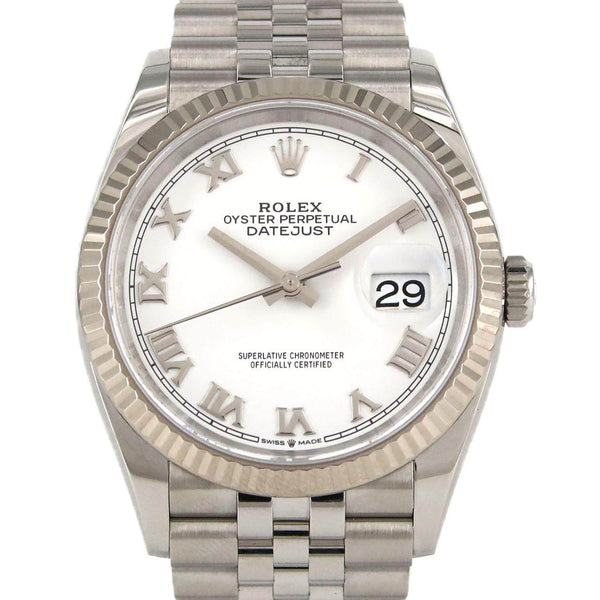 Rolex Datejust Stainless Steel White Metal Automatic