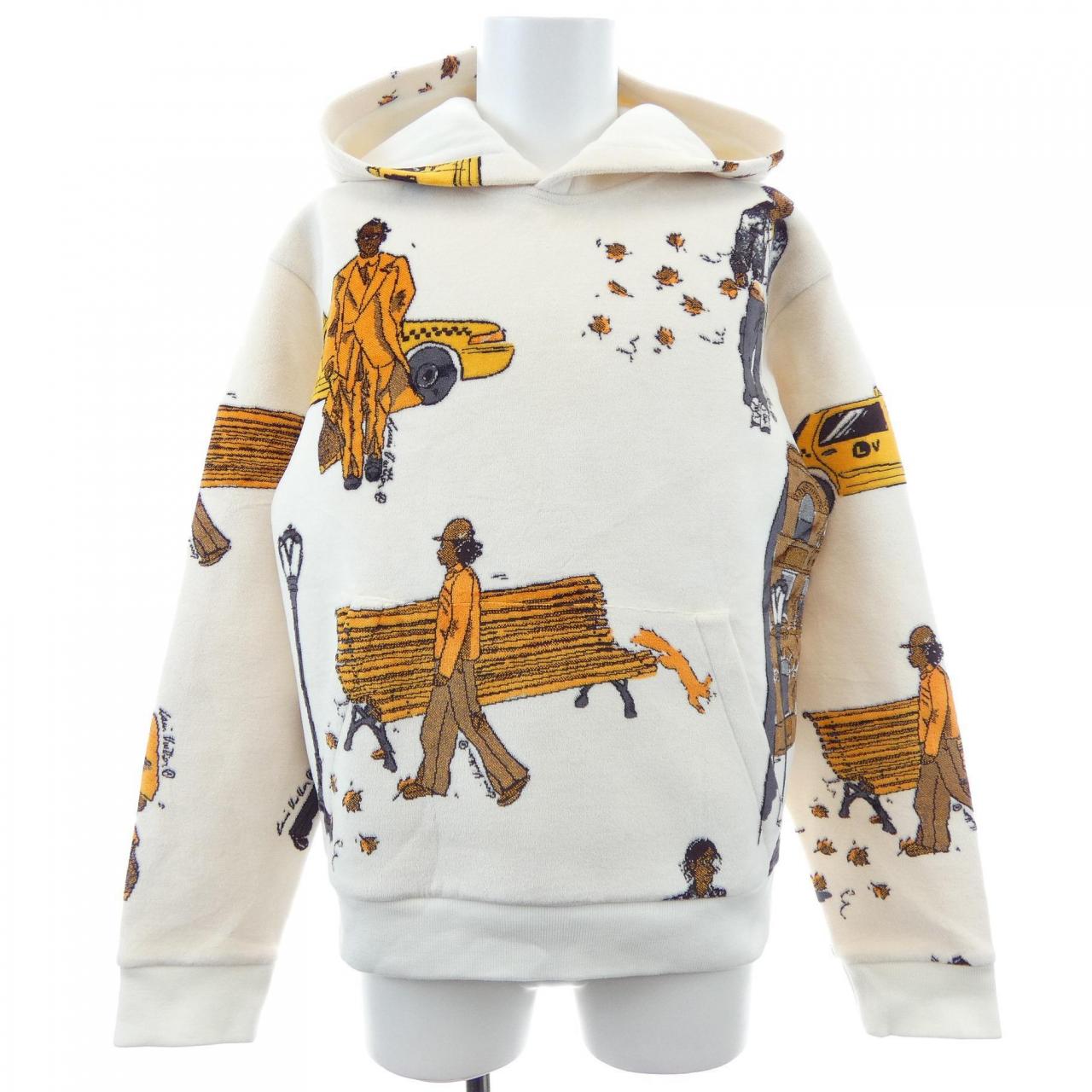 Louis Vuitton New Walkers Print Cotton Hoodie