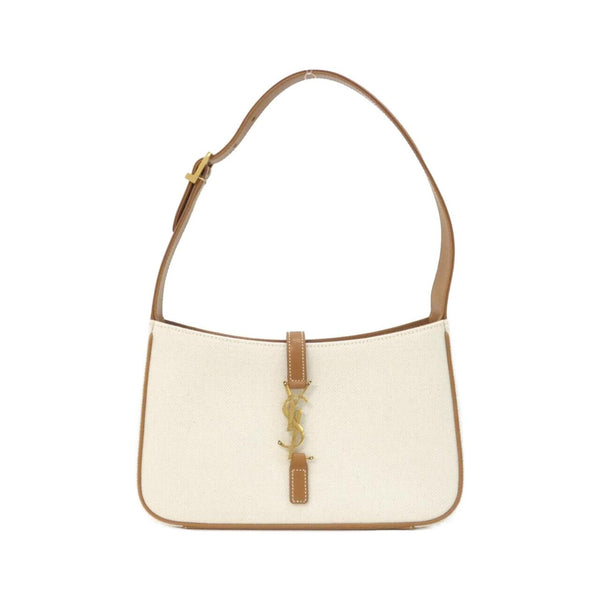 Saint Laurent LE 5 A 7 calf canvas shoulder bag
