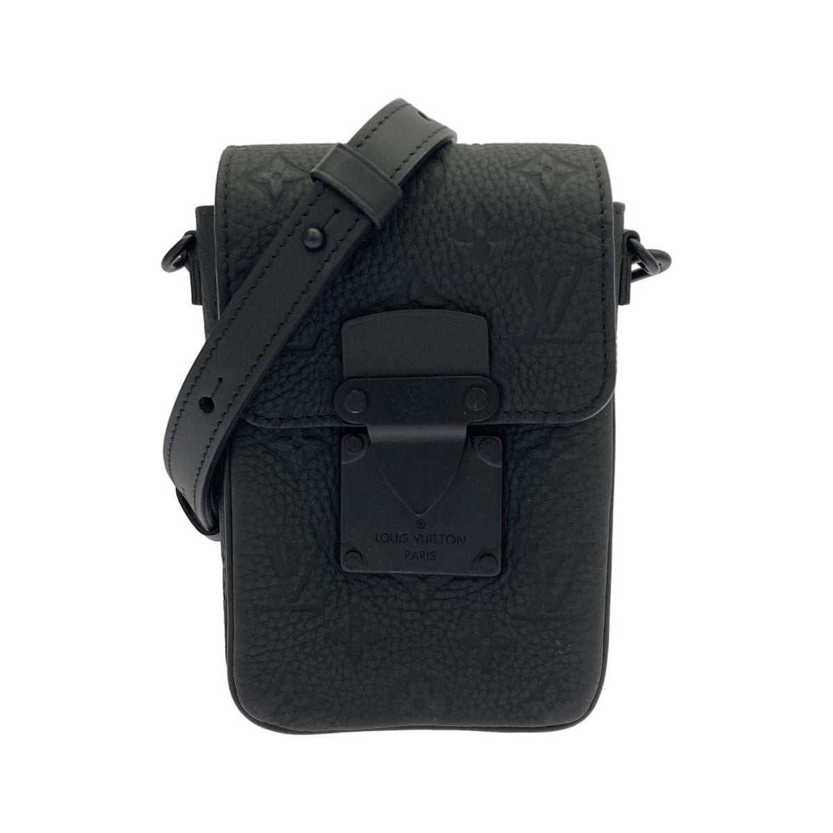 Louis Vuitton S Lock Vertical Wearable Wallet Monogram Taurillon Shoulder Bag