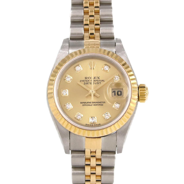 Rolex Datejust Stainless Steel Yellow Gold Automatic