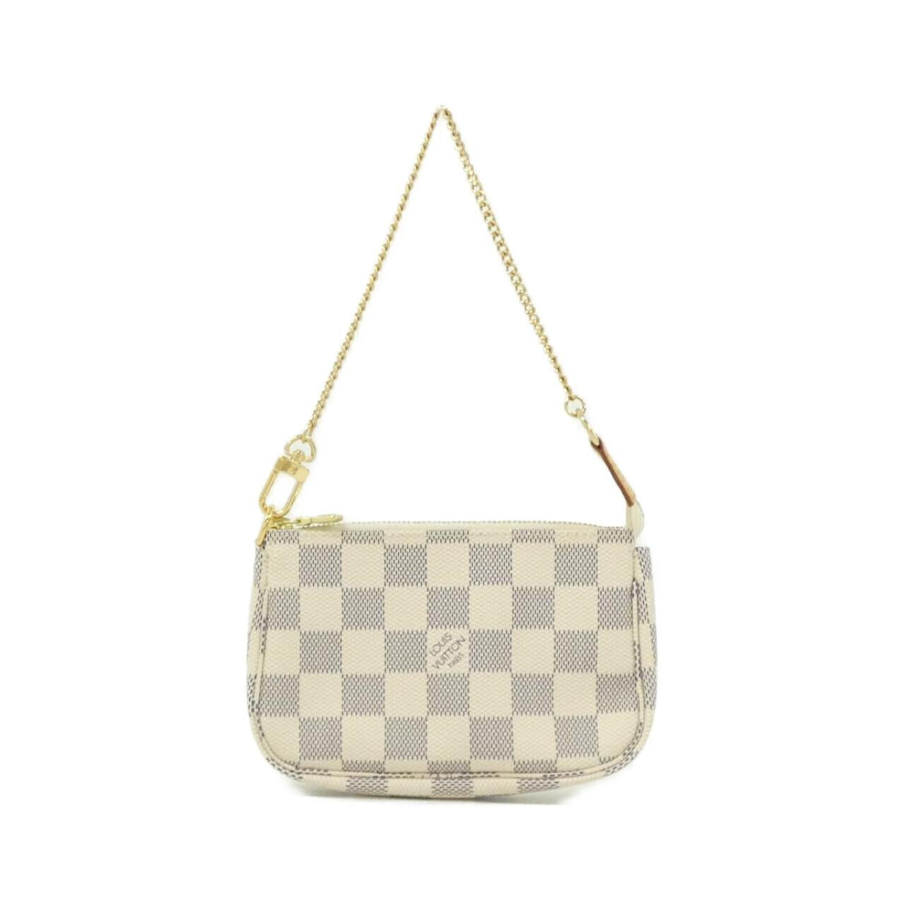 Louis Vuitton Mini Pochette Accessoires Damier Azur Accessories Pouch