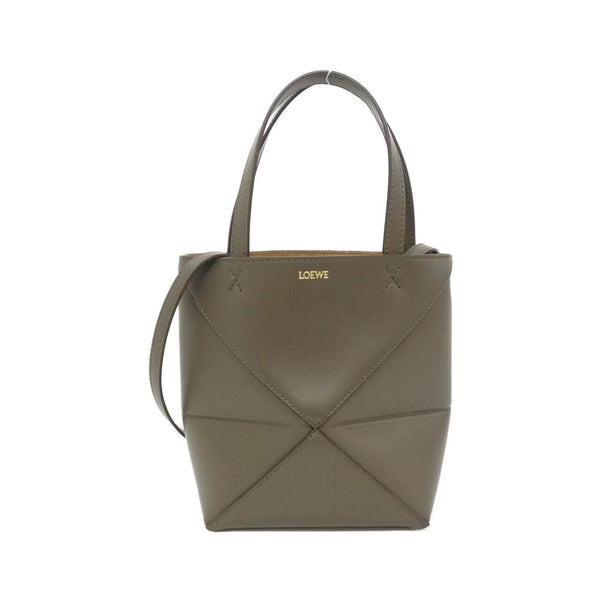 Loewe Puzzle Fold Tote Mini Calf Tote Bag