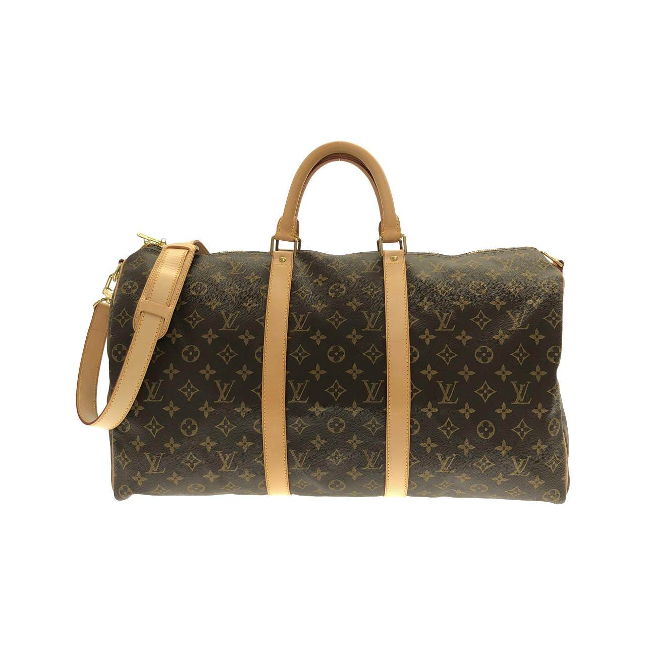 Louis Vuitton Keepall Bandouliere Monogram Boston Bag