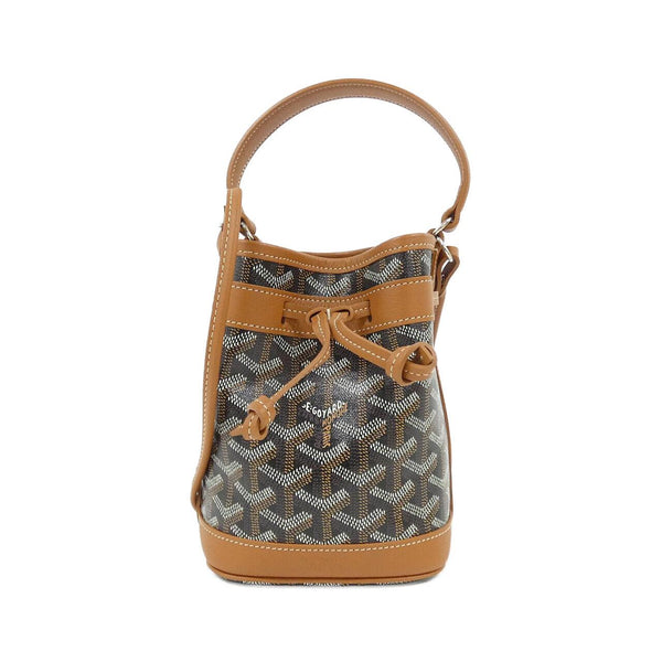 Goyard Petit Flot Mini Coated Canvas Bucket Bag