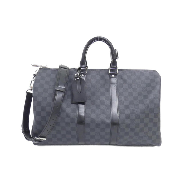 Louis Vuitton Keepall Bandouliere Damier Graphite Boston Bag