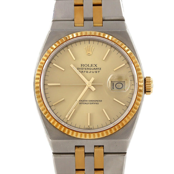 Rolex Oysterquartz Stainless Steel Yellow Gold