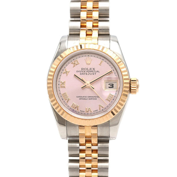 Rolex Datejust Stainless Steel Pink Gold
