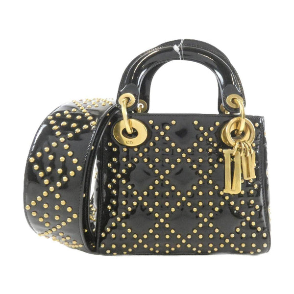 Christian Dior Lady Dior Patent Mini Bag