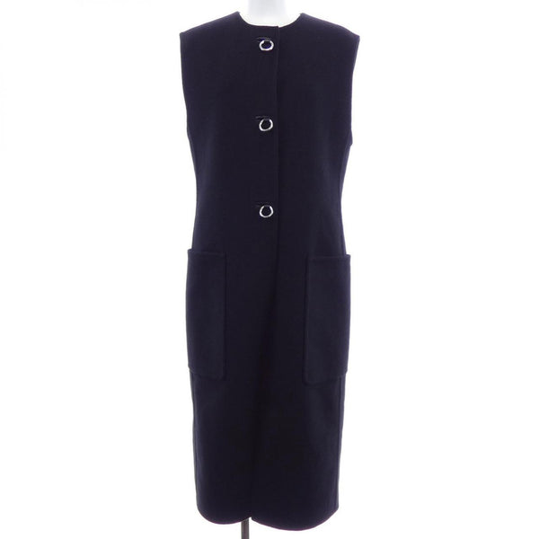 Hermes Double Face cashmere long vest