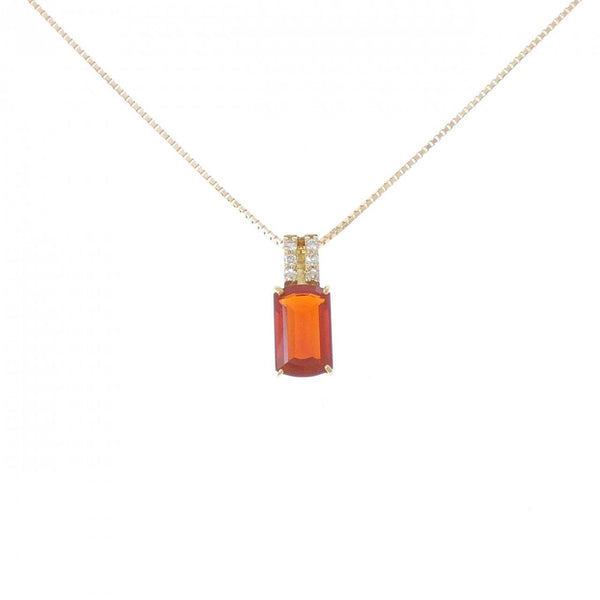 Au750 Opal Diamond Necklace