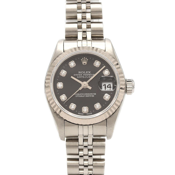 Rolex Datejust Stainless Steel White Gold Automatic