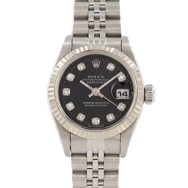 Rolex Datejust Stainless Steel White Gold Watch