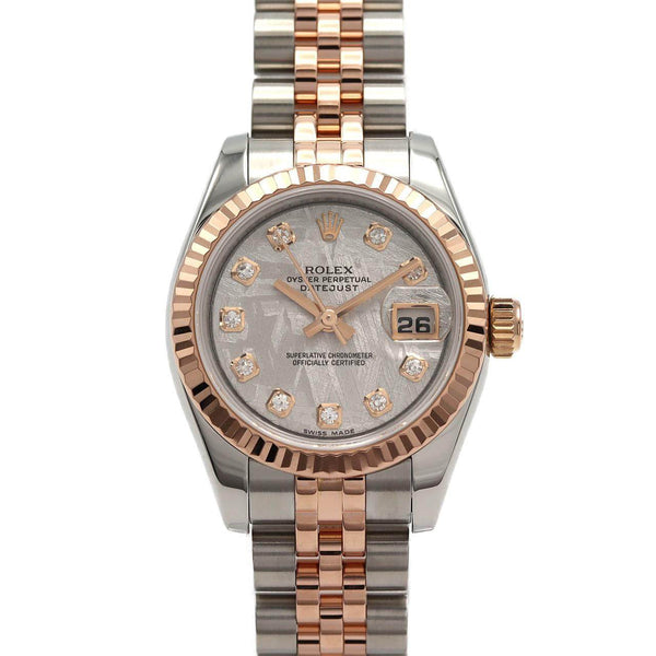 Rolex Datejust Stainless Steel Pink Gold Watch