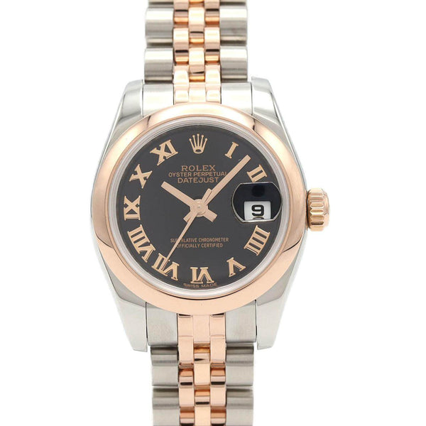 Rolex Datejust Stainless Steel Pink Gold Watch