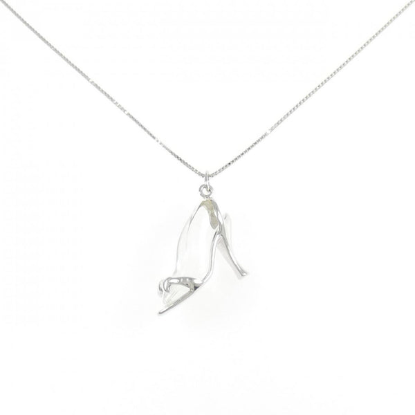 K10 White Gold Quartz Necklace