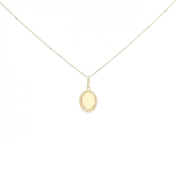 K10 yellow gold opal quartz necklace