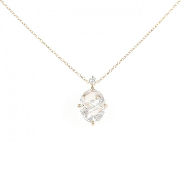 Au750 Quartz Diamond Necklace
