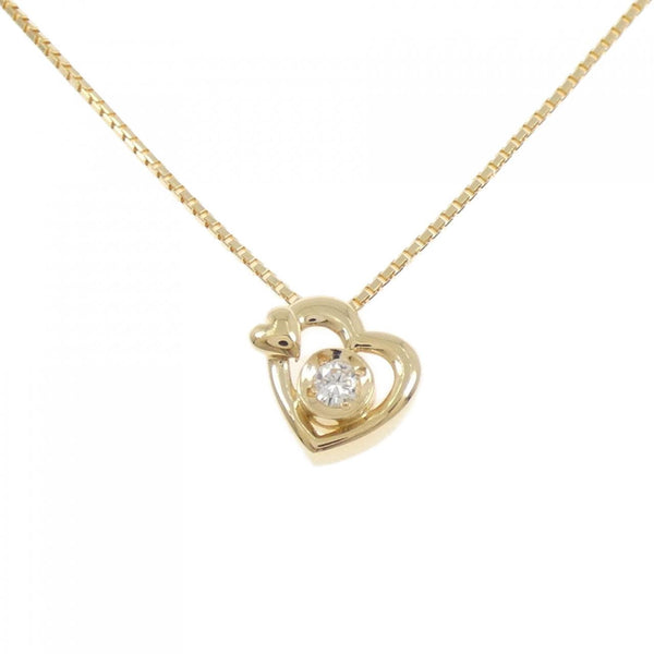 Au750 Heart Diamond Necklace
