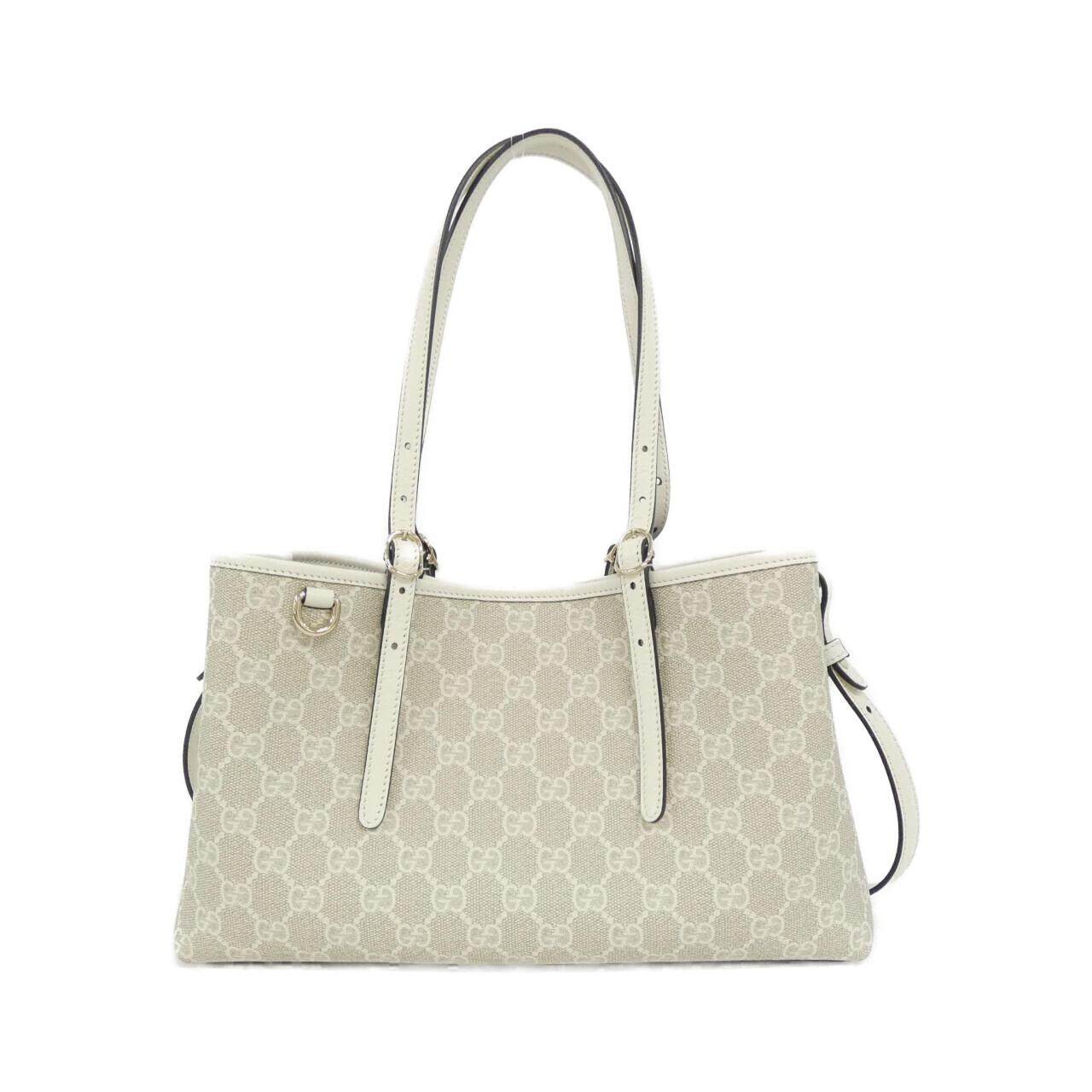 Gucci GG Emblem GG Monogram Coated Canvas Shoulder Bag